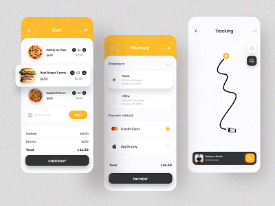 FoodFair - Food App UI/UX Design