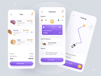 Food app - Foodstar by Rakib Kowshar on Dribbble