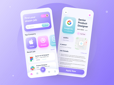 Jobsee - Job App Design