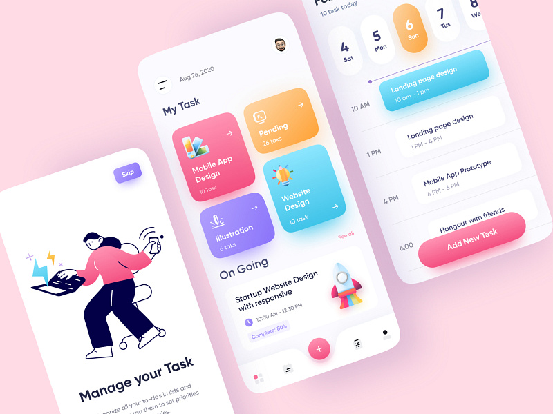 Task Management App by Rakib Kowshar for Delisas: UX/UI & SaaS Agency ...