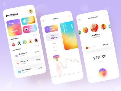 Finance Mobile App Design by Rakib Kowshar for ZOMO on Dribbble