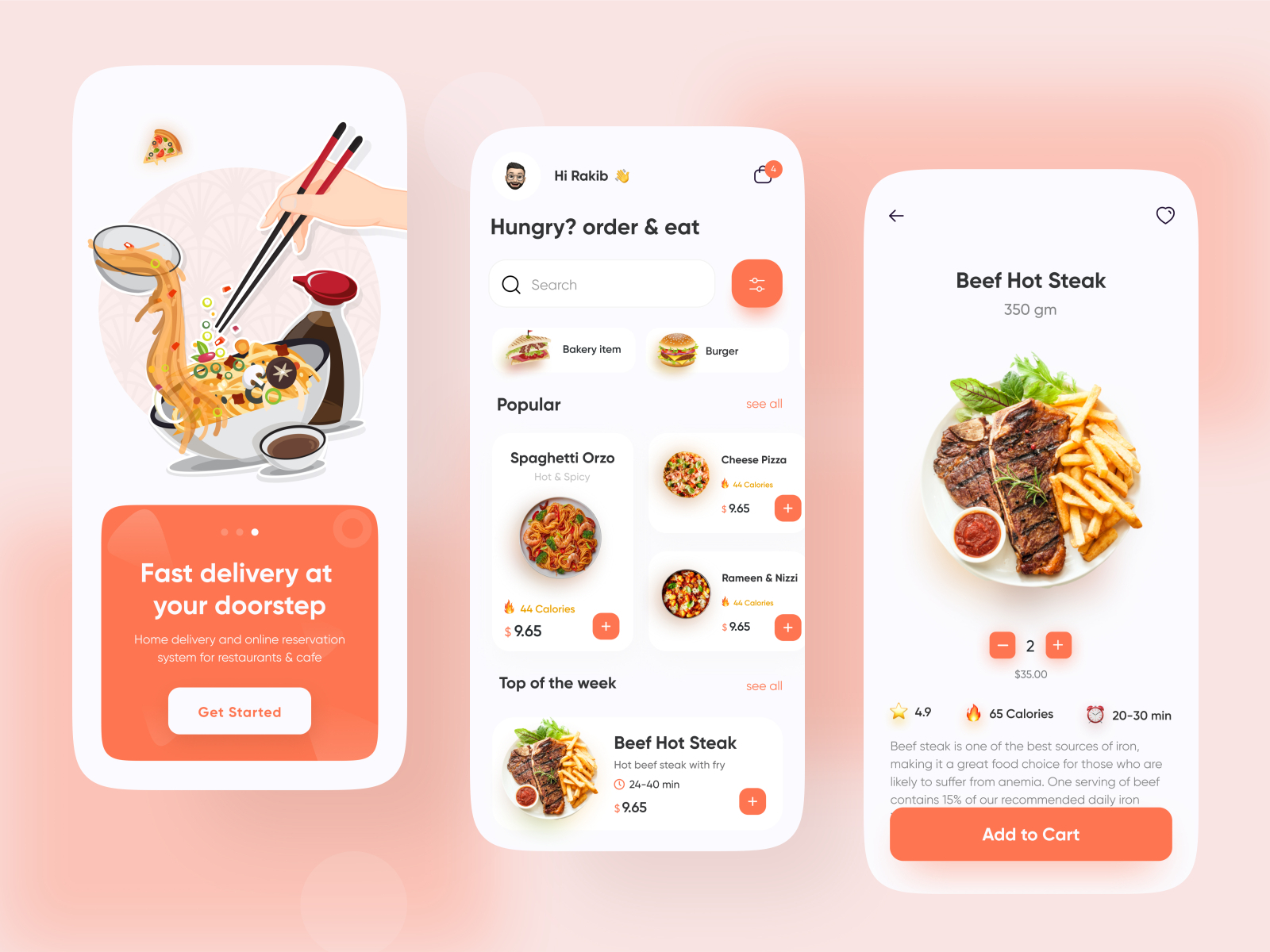 Food Delivery Mobile App By Rakib Kowshar On Dribbble 9594