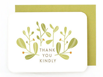 Fern Thank You Cards cards ferns stationery thank you thanks