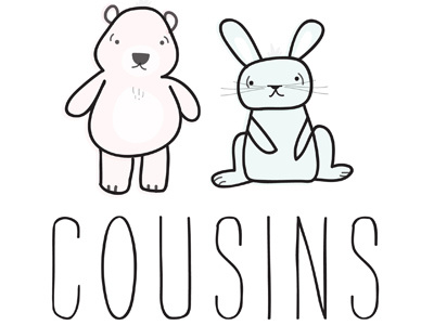 Book Cover Design bear book cousins rabbit