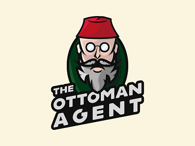 The Ottoman Agent Illustration agent alper alperyildiz illustration mascot ottoman