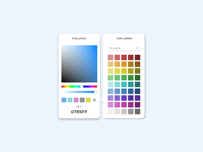 Color picker | Dailyui060 color color palette color picker dailyui dailyui060 hex palette