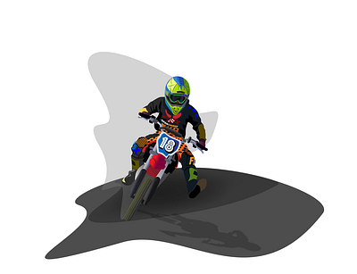 Racer art design graphic design illustration illustrator logo minimal ui vector web
