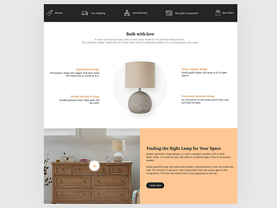 Landing Page design ui ux web