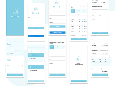 Laundry Wireframe