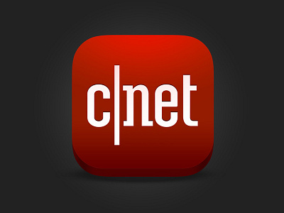 CNET 3.0 App icon app cnet icon ios ios7 ipad iphone news red reviews tech
