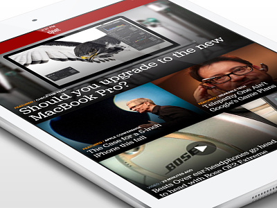 CNET 3.0 iPad Home app cnet ipad news screen tech