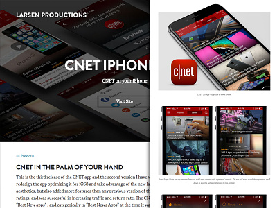 Larsen Productions 3.0 - Work page bootstrap cv design graphic design portfolio responsive web design website
