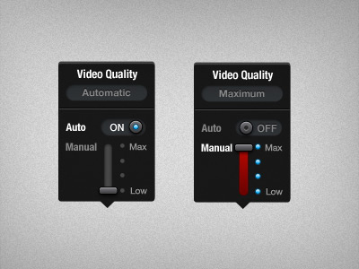 Video Quality Overlay black choice chooser hd overlay quality red slider transparency video