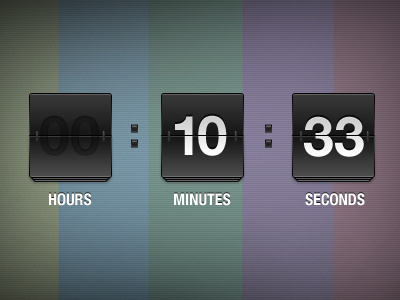 TV Countdown clock count countdown flip flipboard numbers timer video