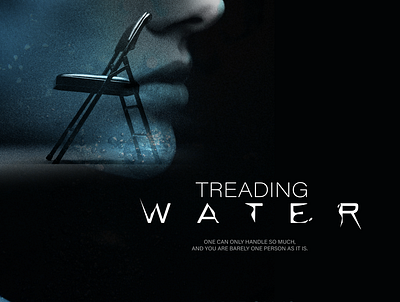 Treading Water Promo branding design logo typography