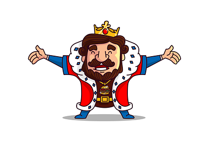 Welcome my people ! branding burger burger king cartoon character cute face mascot namilurihas red redeseign simple sticker
