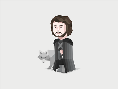 Jon Snow game of throne ghost jon snow