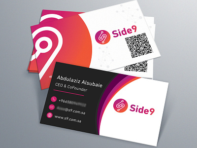 Side9 Business card art business card design graphic graphicdesign logos printing side9