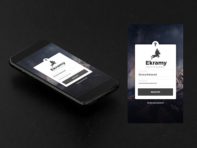 Register Screen design iphone 8 iphonex mobile mobile app phone 8 plus sketchapp