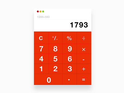 Calculator UI Design calculator dailyui ui uidesign