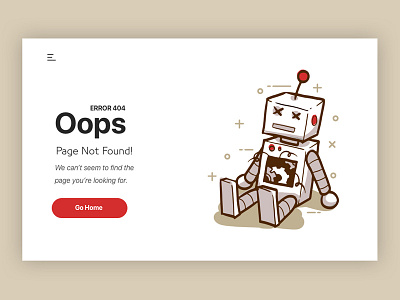 404 - Page Not found 404 design error ux web