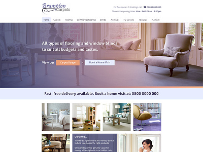 Carpets & Flooring Website carpets interior design minimal warm website