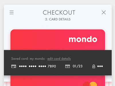 Card checkout 002 card checkout credit daily ui material mondo shopping ui ux