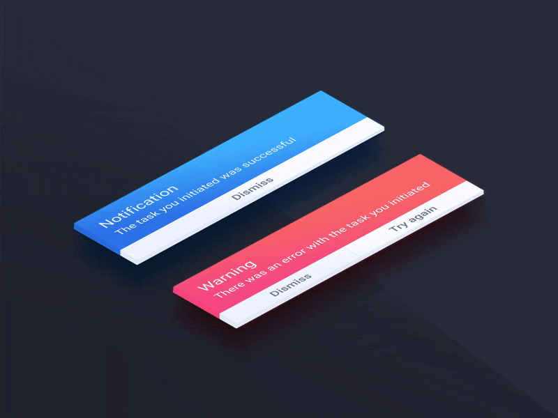Flash Messages 011 clean daily dailyui design flash interface messages minimalism ux