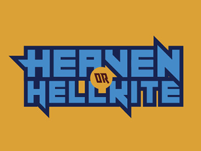 Heaven or Hell Logo brand design logo