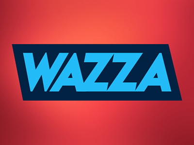 Wazza! design indentity logo typography
