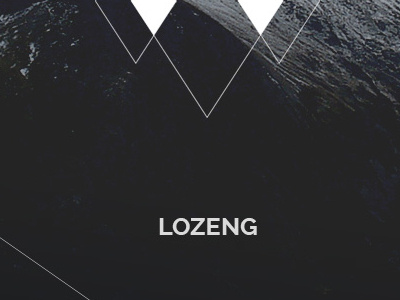 Lozeng - fresh simple one page theme background lozenge minimal theme web design