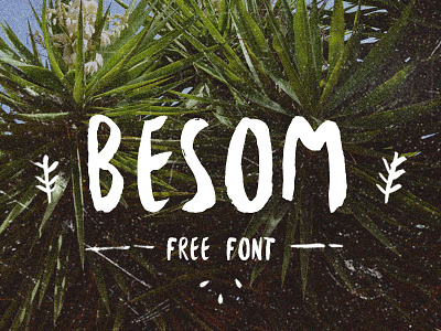 Besom free font