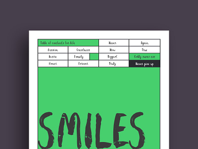 How to make more smilez brush font free font green handwritten interface layout lettering made paper poster typeface