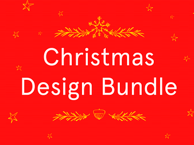 Christmas Design Bundle bundl christmas christmas card christmas icon christmas watercolor christmas wreath icon pack icons watercolor watercolour winter card wreath