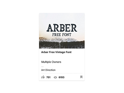 Arber Free Vintage Font