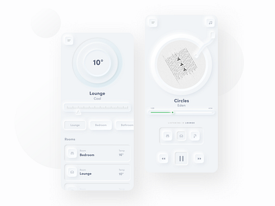 Skeuomorphic Smart Home App