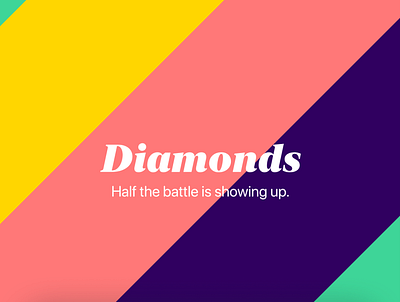 Diamonds app design ios ipad iphone ux