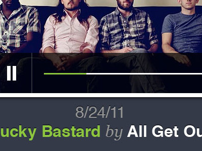 Lucky Bastard iphone music webkit website