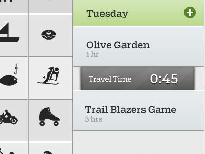 Travel Time app ipad maps planner schedule