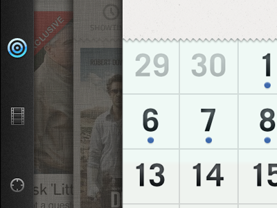 Showtimes Calendar calendar ios ipad moviefone