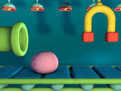 Claymation Factory Render