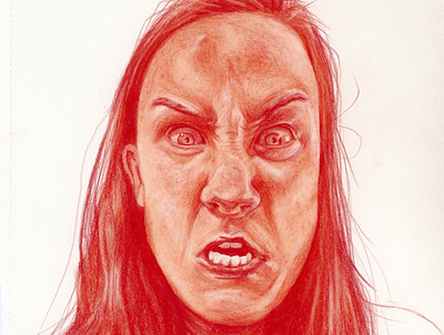 Anger art illustration