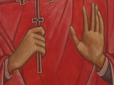 Screen Shot 2014 11 07 At 8.14.51 Am cross egg tempora hands icon iconography margaret marina mercury prayer saint vermilion