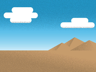 Desert desert grain illustration pyramids sand sky vector