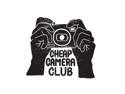 Cheap Camera Club black camera illustration photography texture vector