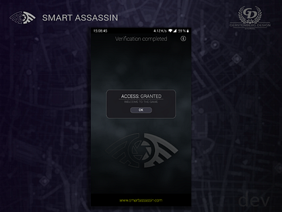 Smart Assassin Mobile Game - Phone Number Verification 3 design mobile game screen smart assassin ui ux