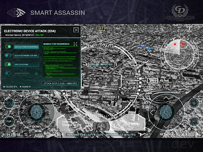 Smart Assassin Mobile Game - Googel Maps SDK - UAV SURS flight5