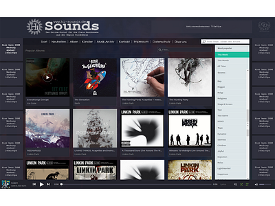 Music Website music music app music player webdesign website