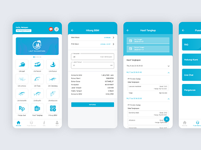 UI Design Laut Nusantara App