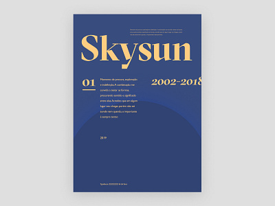 Skysun graphic graphicdesign poster poster design type typeface
